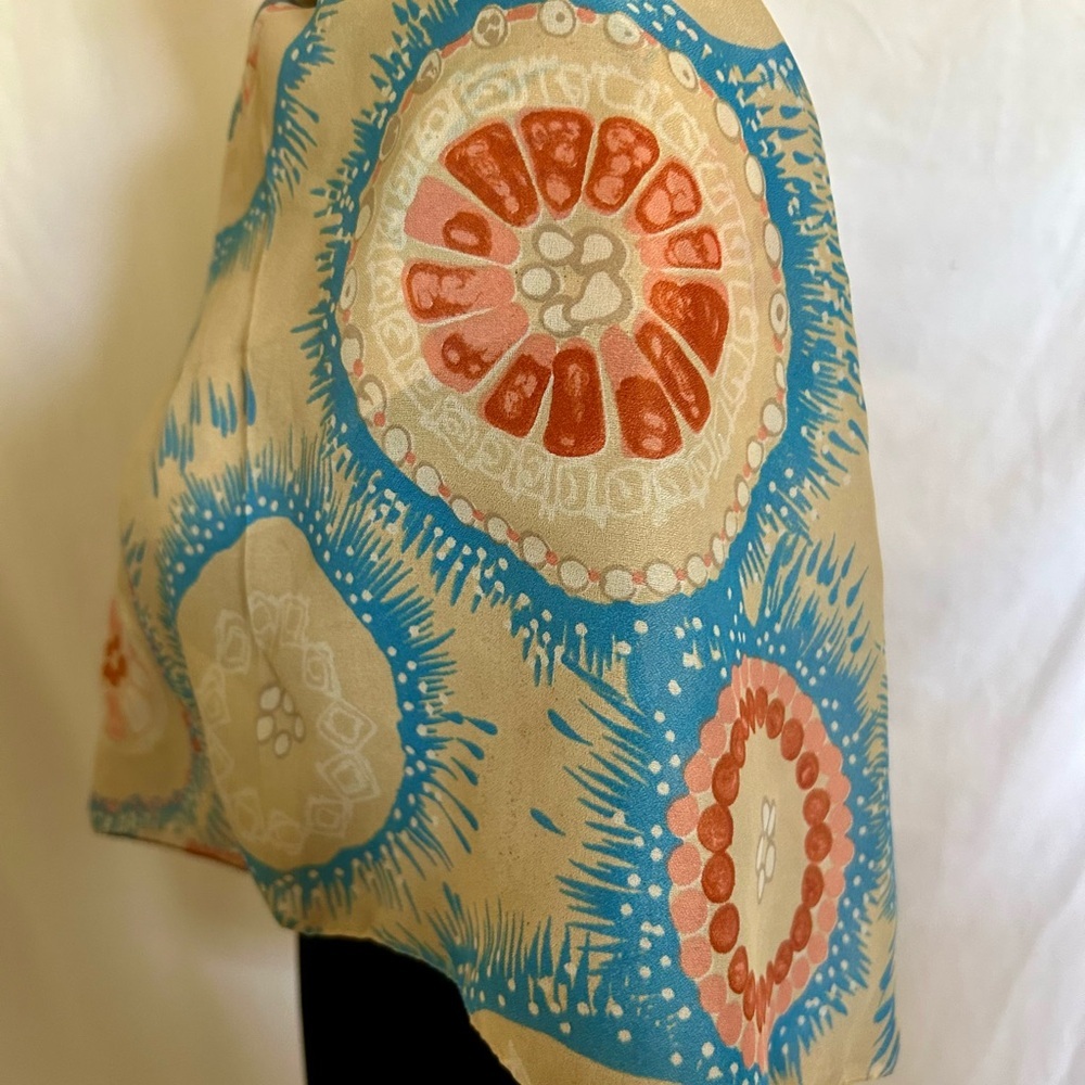 Colorful Patterned Scarf - Picture 2 of 3